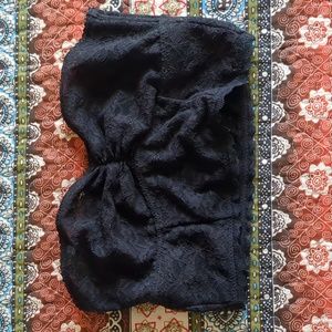 Aerie Sheer Lace Bandeau Bralette Bra